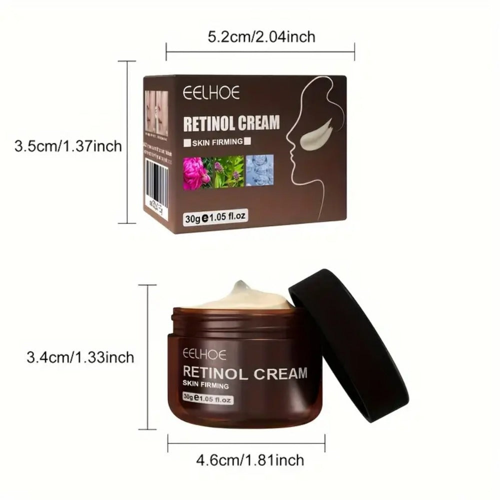 Retinol Cream for Skin Rejuvenation - Comprehensive Anti-Wrinkle and Firming Treatment for Face and Neck, Enhancing Youthful Radiance